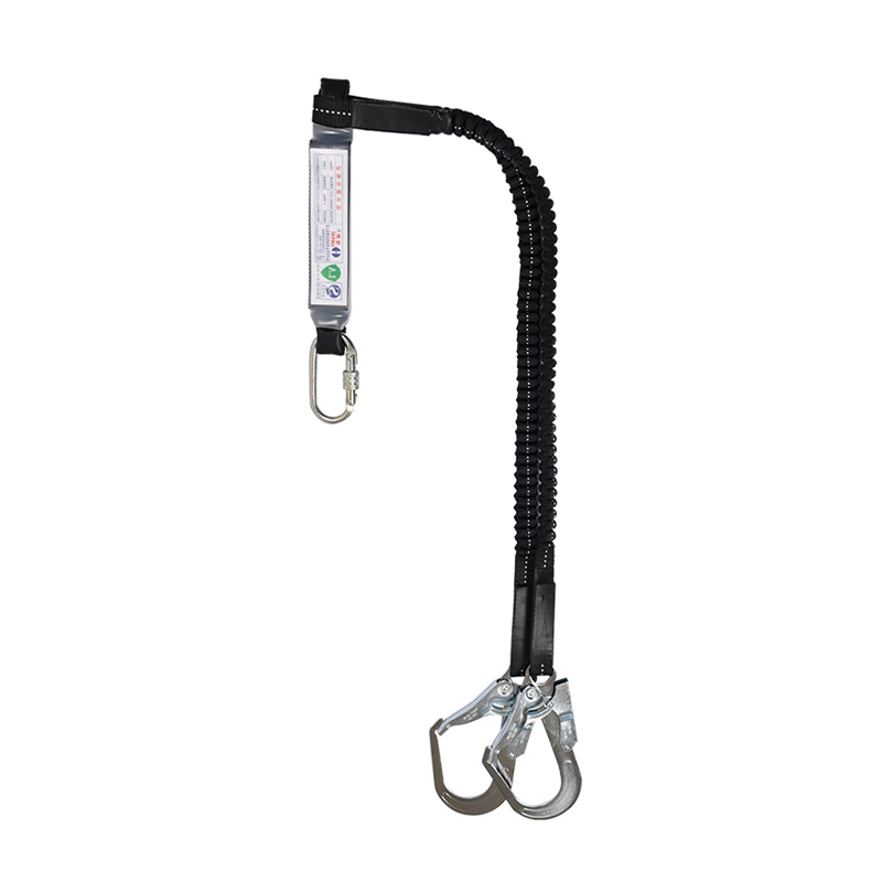 HT-S-0024 Energy Absorber Lanyard Polyester webbing na may nababanat na webbing