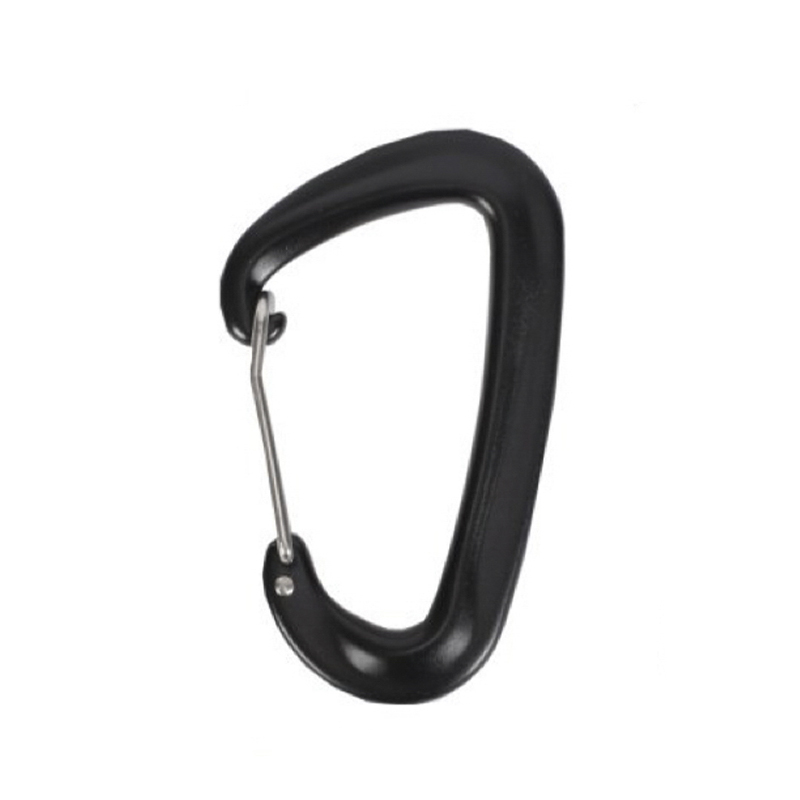 HT-G-0003 aluminyo carabiner na may manu-manong mekanismo ng twist-lock